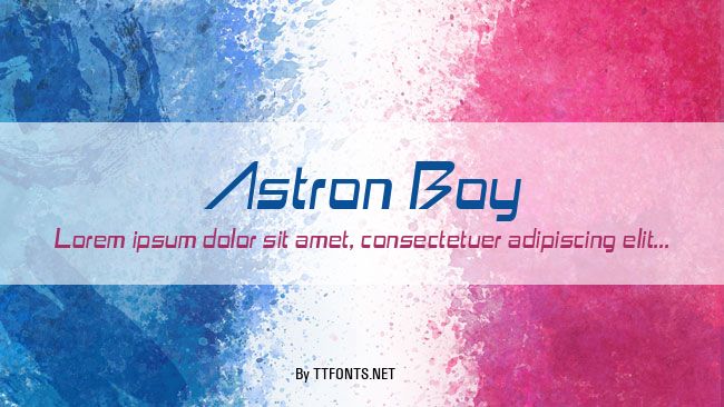 Astron Boy example